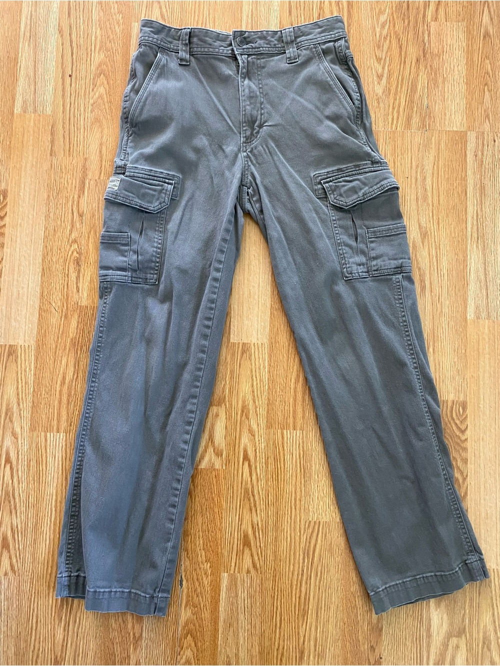 Men's Gray Cargo Pants